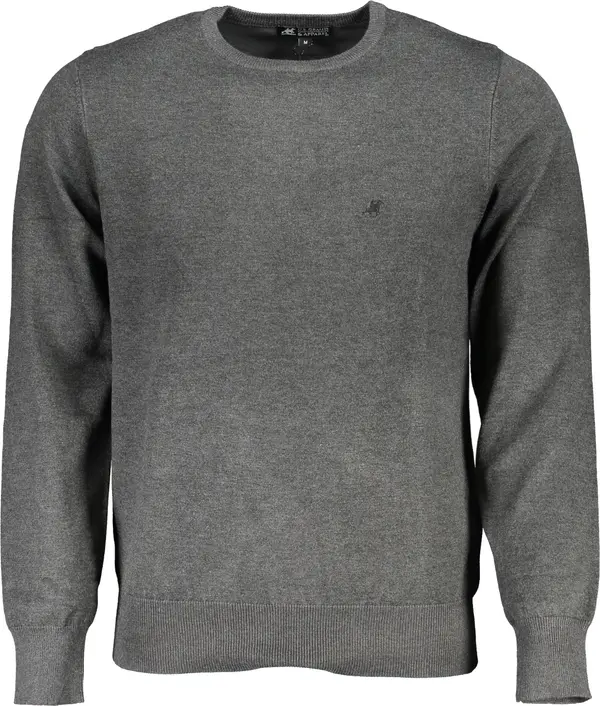 U.S. GRAND Мъжки сив пуловер US Grand Polo