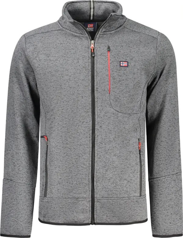 NORWAY 1963 Мъжки сив суитшърт с цип