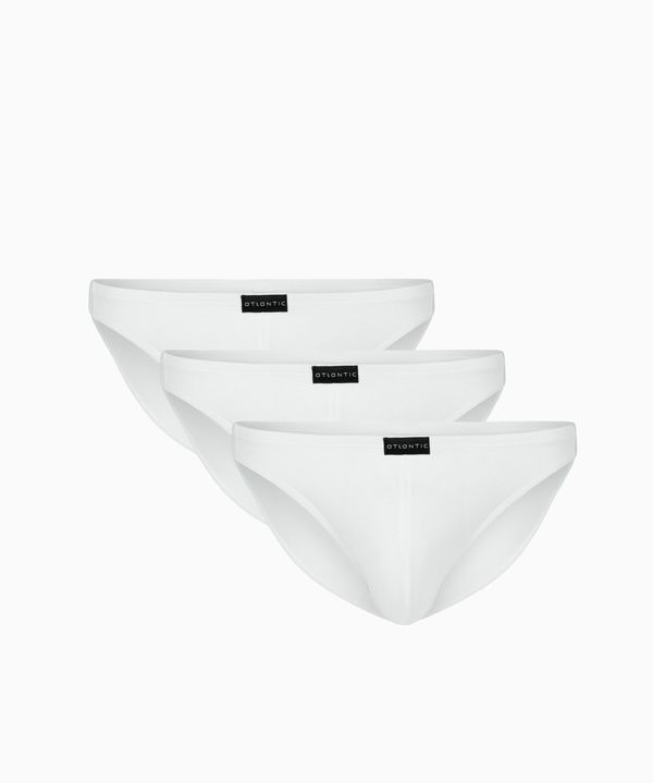 Atlantic Мъжки слипове ATLANTIC Mini 3Pack - бели