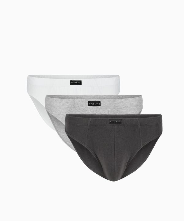 Atlantic Мъжки слипове ATLANTIC Sport 3Pack - бяло/сиво/тъмно сиво