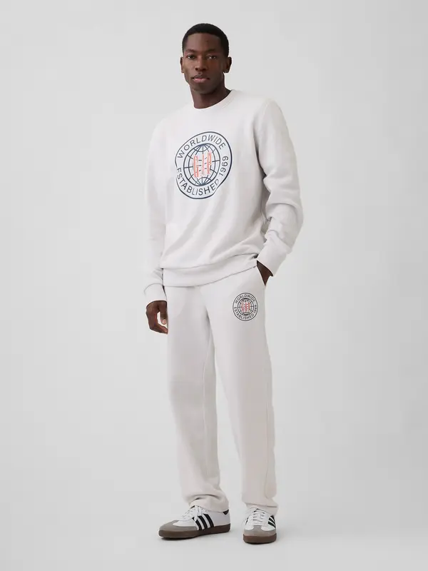 GAP Мъжки спортни панталони GAP с лого и права кройка