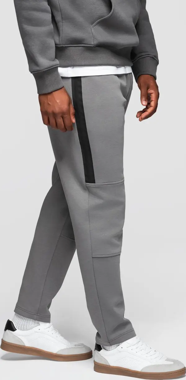 Ombre Мъжки спортни панталони с прави крачоли и омбре кройка