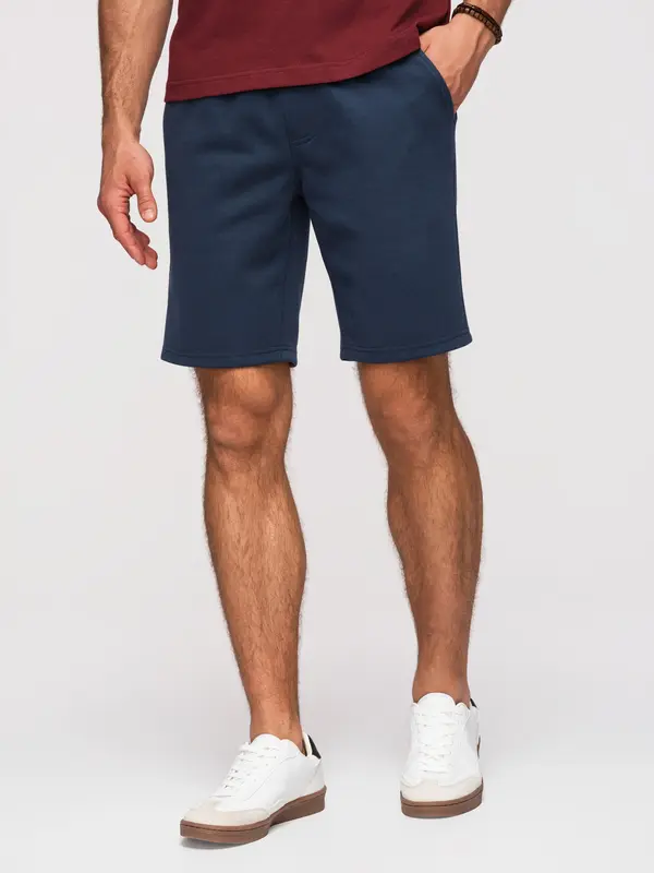 Ombre Мъжки структурирани шорти REGULAR FIT