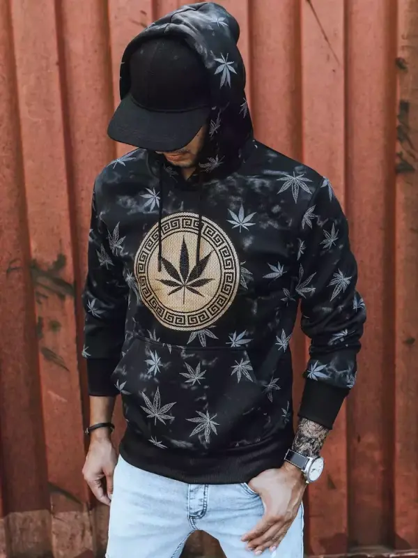 DStreet Мъжки суичър DStreet Herbal