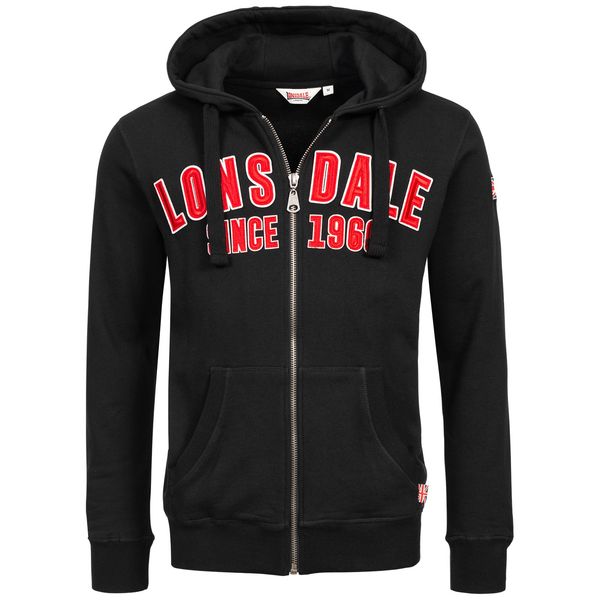Lonsdale Мъжки суичър Lonsdale 117141-Black/Red/White