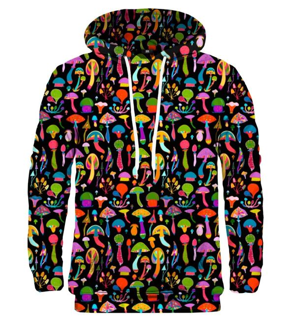 Mr. GUGU & Miss GO Мъжки суичър Mr. GUGU & Miss GO Mr._GUGU_&_Miss_GO_Hoodie_Kangaroo_H-K1895_Black