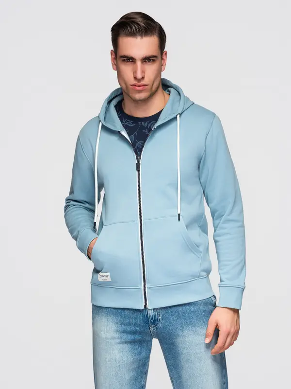 Ombre Мъжки суичър Ombre BASIC - син