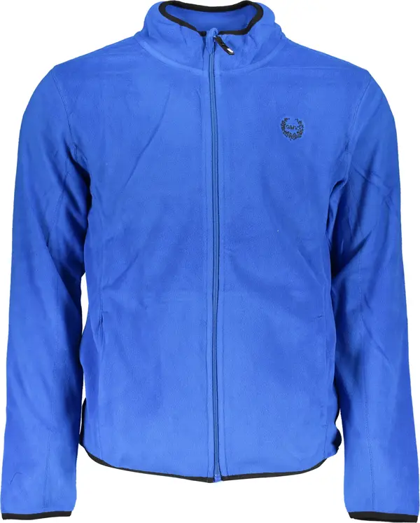 GIAN MARCO VENTURI Мъжки суичър с цип от син полар