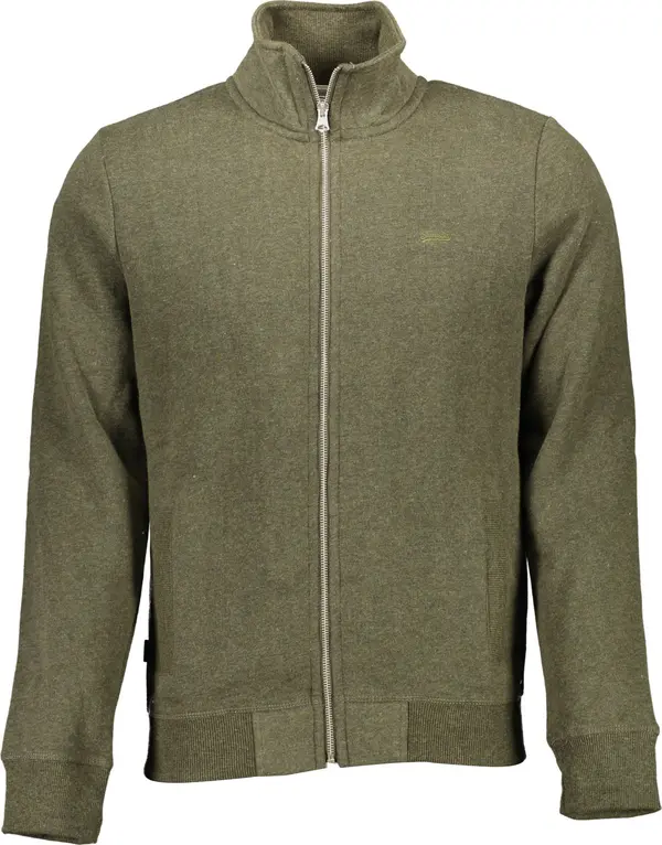 Superdry Мъжки суичър с цип Superdry в зелено