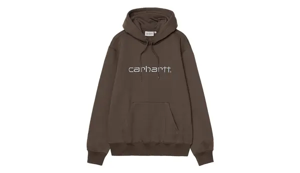 Carhartt Wip Мъжки суичър с качулка Carhartt WIP, кафяв