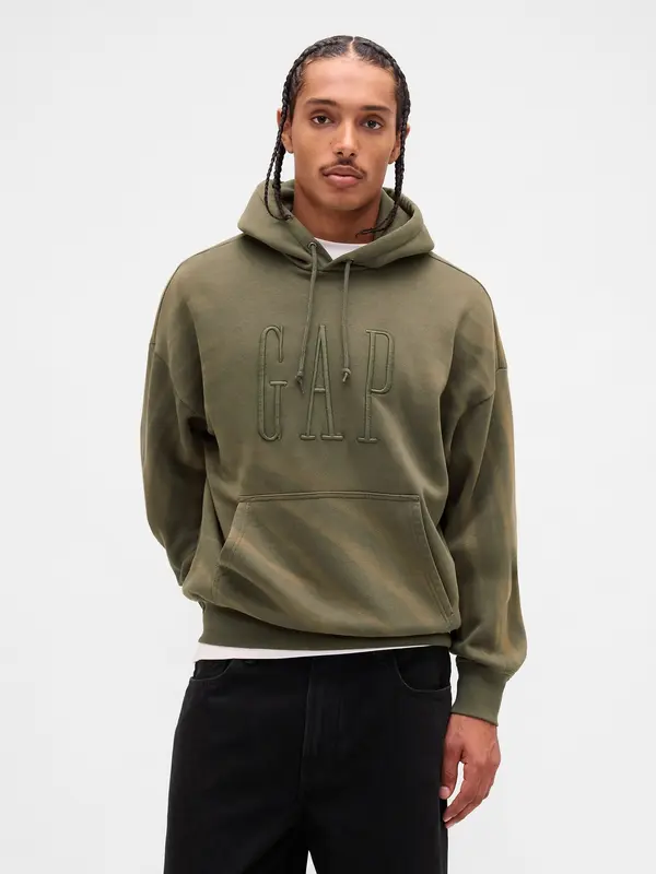 GAP Мъжки суичър с качулка GAP Oversize