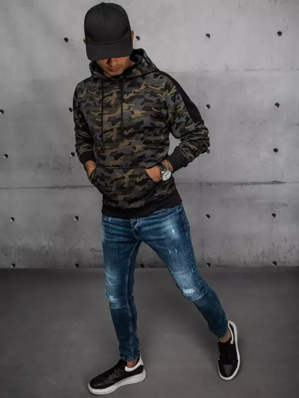 DStreet Мъжки суичър. DStreet Camo