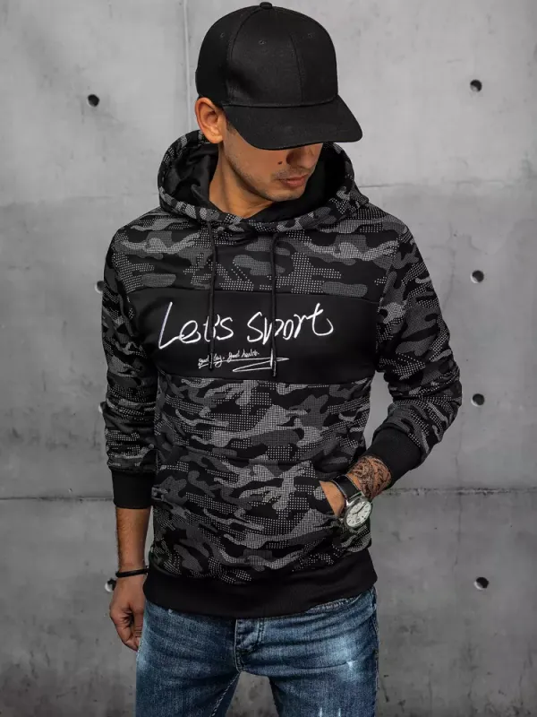 DStreet Мъжки суичър. DStreet Camo