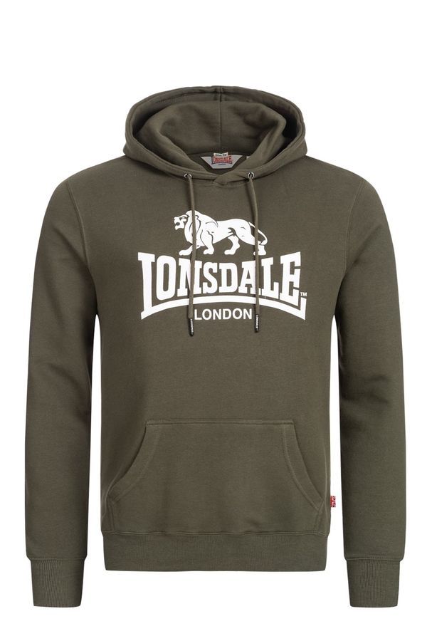 Lonsdale Мъжки суичър. Lonsdale 117033-Green/White