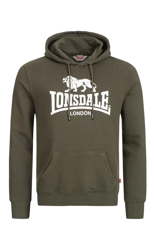 Lonsdale Мъжки суичър. Lonsdale 117033-Green/White
