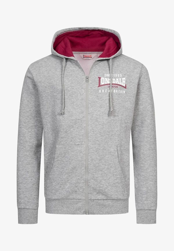 Lonsdale Мъжки суичър. Lonsdale 117425-Black/White/Grey