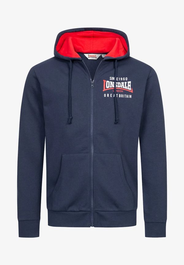 Lonsdale Мъжки суичър. Lonsdale 117425-Black/White/Grey