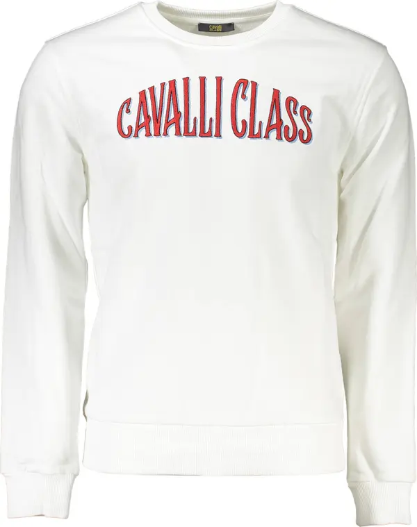 Cavalli Class Мъжки суитшърт Cavalli Class бял
