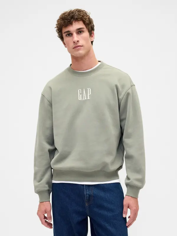GAP Мъжки суитшърт GAP Oversize VintageSoft
