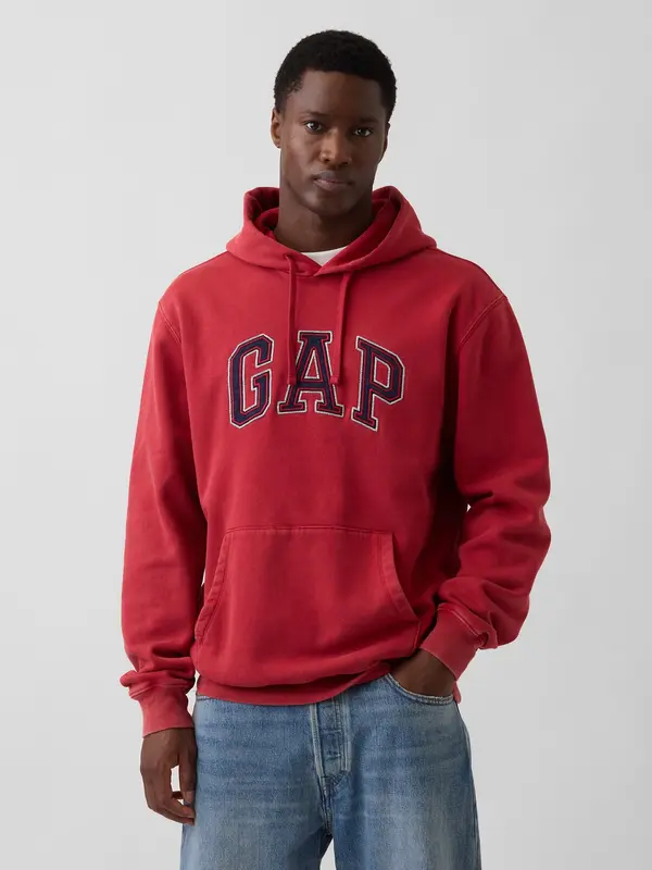 GAP Мъжки суитшърт GAP с лого VintageSoft