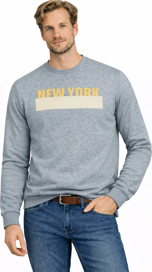 JUMPER Мъжки суитшърт Jumper 202176 сив