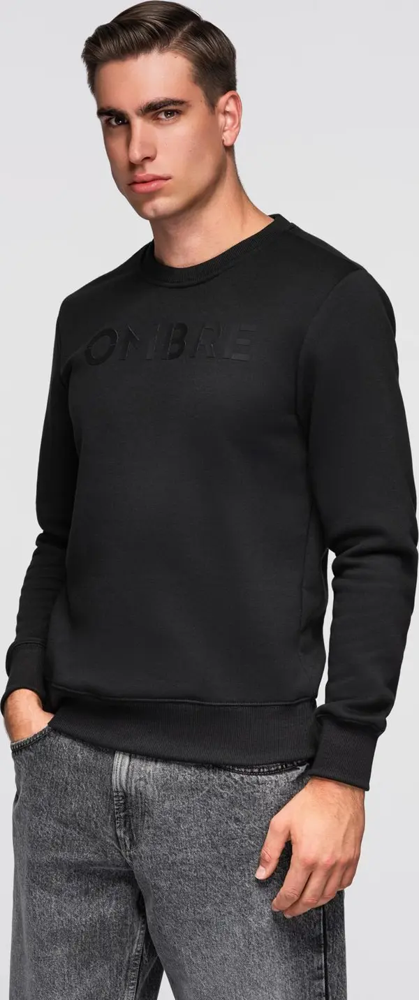 Ombre Мъжки суитшърт Ombre с надпис