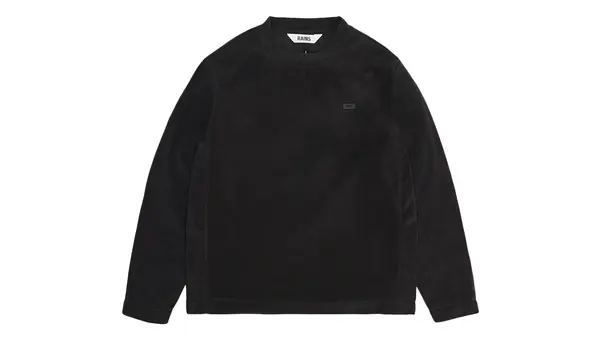 Rains Мъжки суитшърт Rains Addis Fleece Crewneck черен