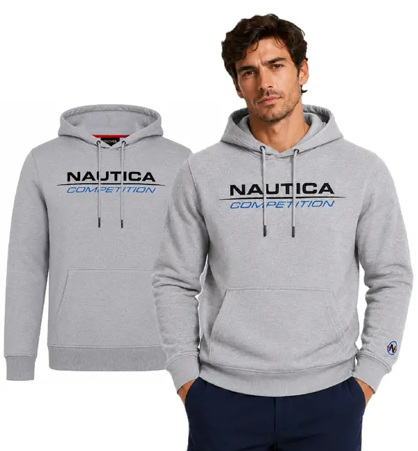 Nautica Мъжки суитшърт с цип Nautica, сив