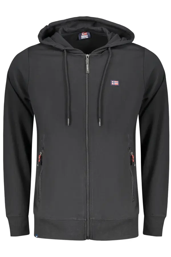 NORWAY 1963 Мъжки суитшърт с цип NORWAY 1963, черен