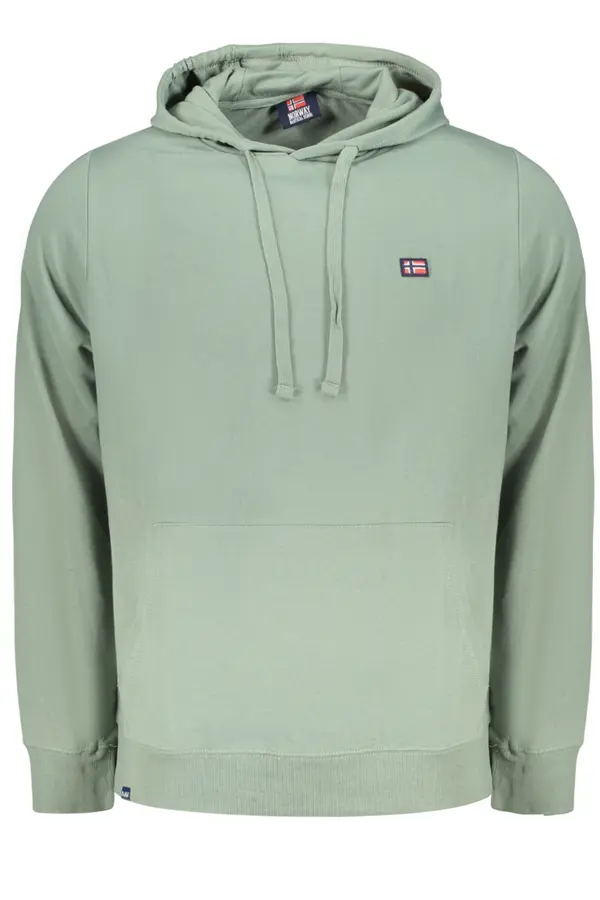 NORWAY 1963 Мъжки суитшърт с цип NORWAY 1963 в зелено