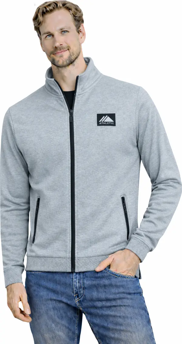 MUST Мъжки суитшърт с поло яка Must B175