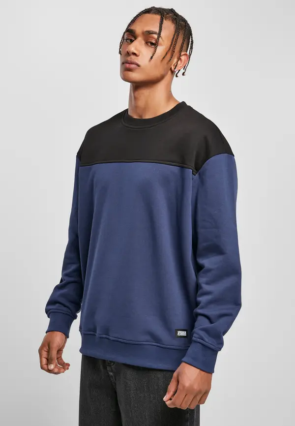 Urban Classics Мъжки суитшърт Top block Crewneck