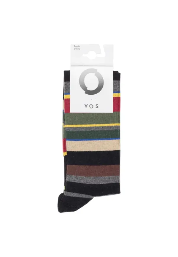 Yos Мъжки весели раирани чорапи