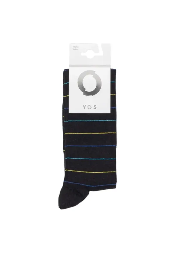 Yos Мъжки весели раирани чорапи