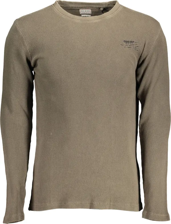 GUESS JEANS Мъжки зелен пуловер GUESS JEANS