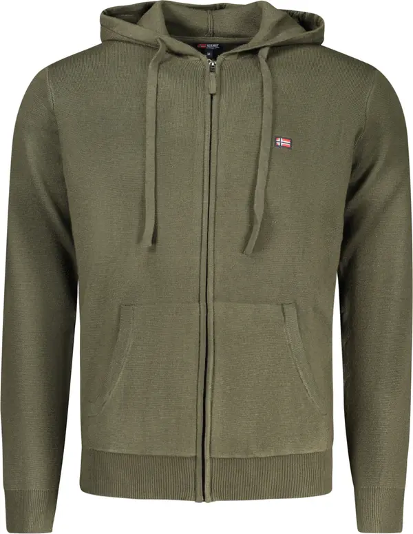 NORWAY 1963 Мъжки зелен суичър с цип