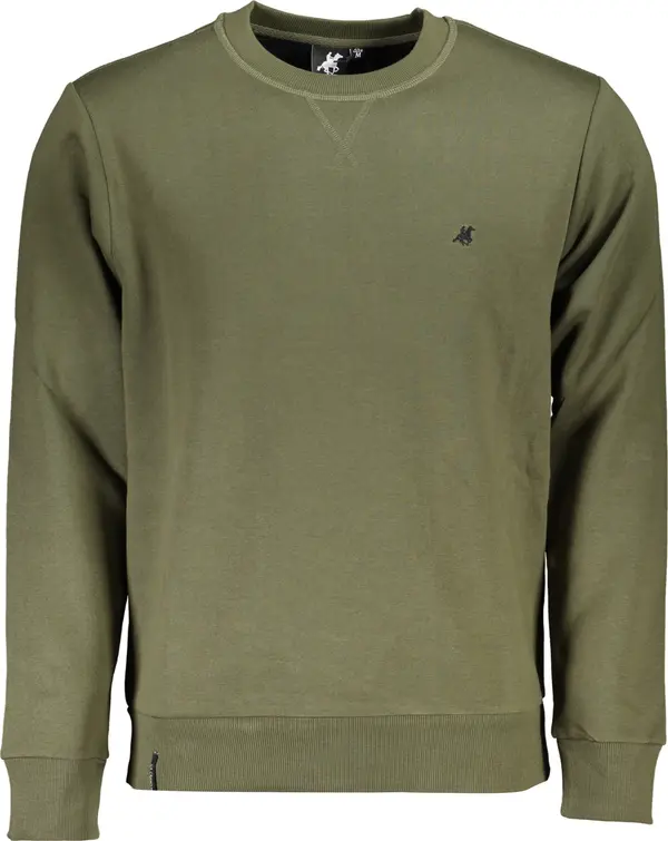 U.S. GRAND Мъжки зелен суичър с качулка