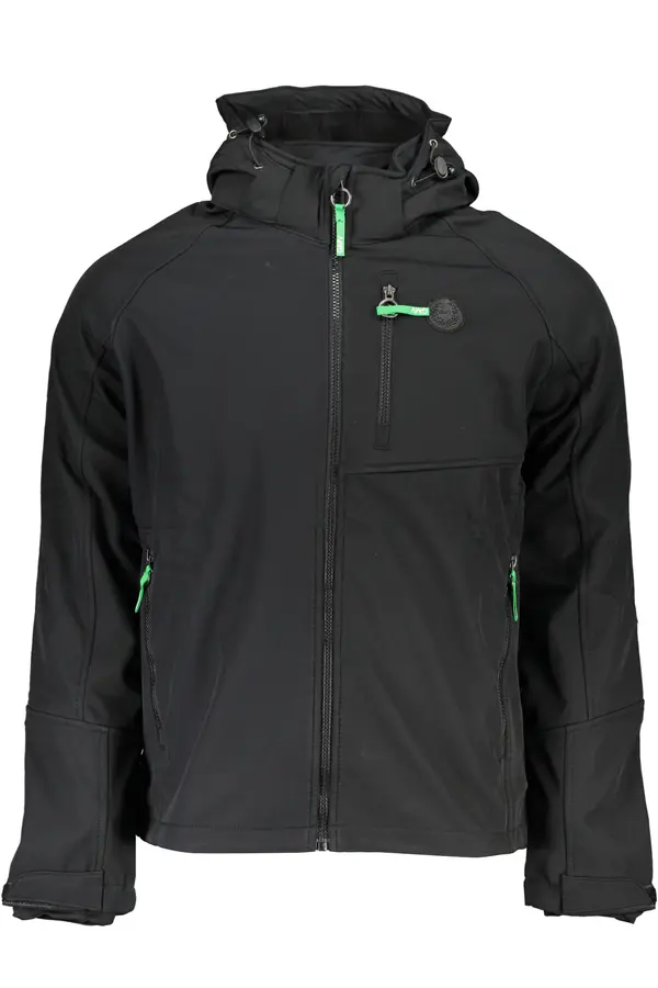 GIAN MARCO VENTURI Мъжко черно спортно яке Gian Marco Venturi