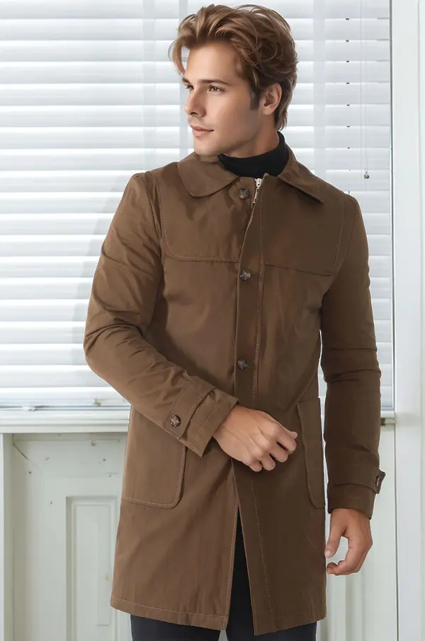 dewberry Мъжко каки палто Dewberry