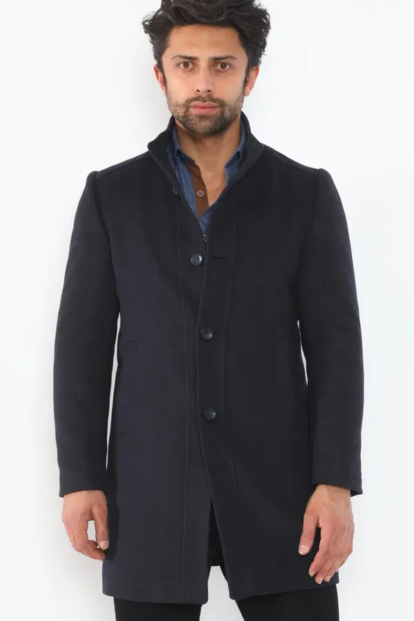 dewberry Мъжко палто Dewberry, тъмносиньо