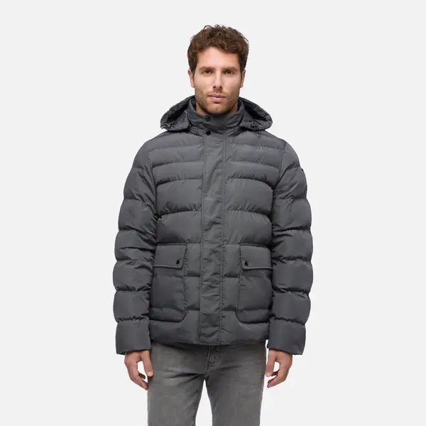 GEOX Мъжко сиво пухено яке Geox Leitan