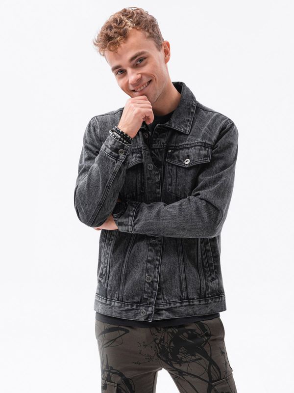 Ombre Мъжко яке Ombre Denim