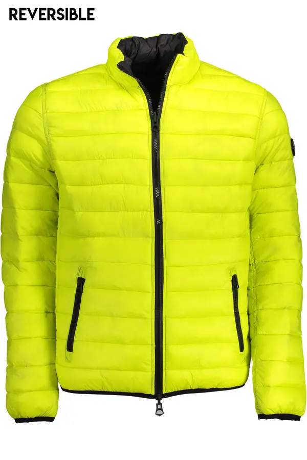 US Polo Assn Мъжко жълто двулицево яке US Polo