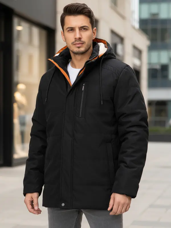 DStreet Мъжко зимно яке с качулка
