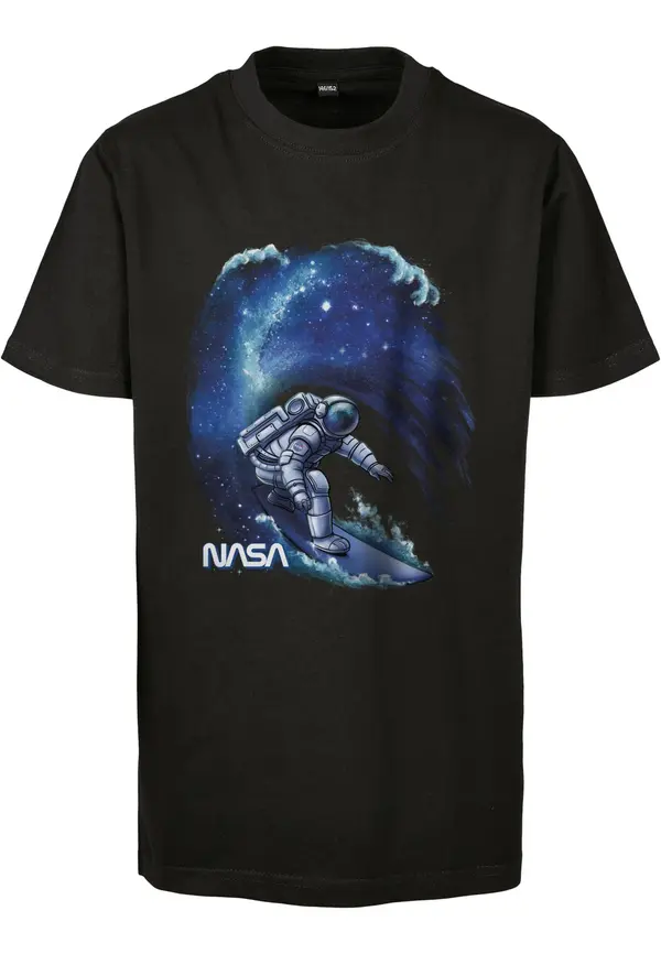 Mister Tee NASA Surf Tee black children's T-shirt