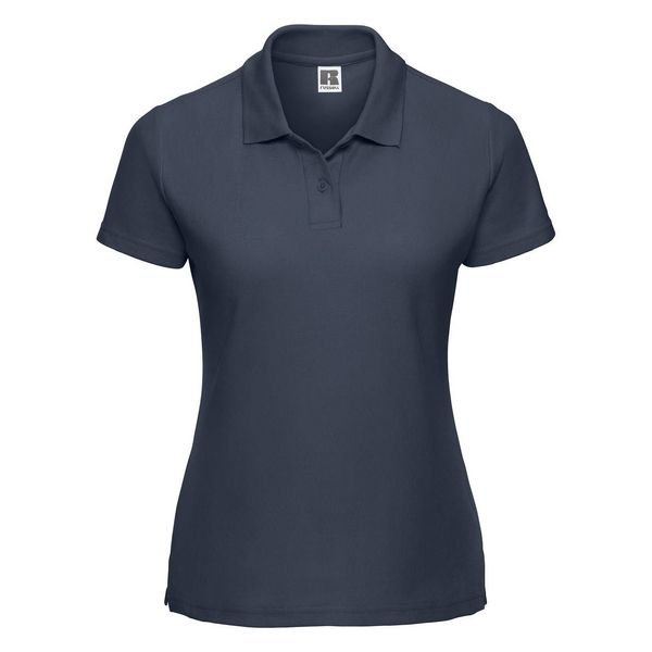 RUSSELL Navy Blue Polycotton Polo Russell Women's T-Shirt