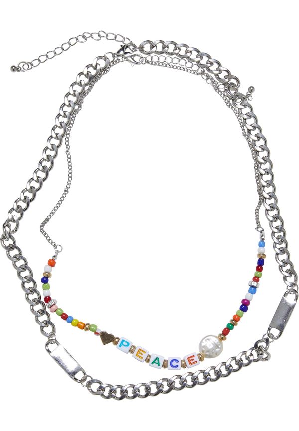 Urban Classics Accessoires Necklace 2-Pack - silver colors