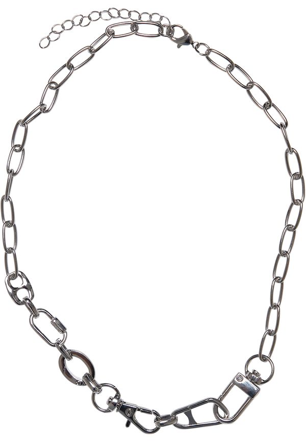Urban Classics Accessoires Necklace with different clasps - silver color