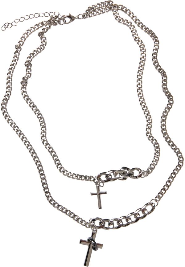 Urban Classics Accessoires Necklace with various chains - silver colors