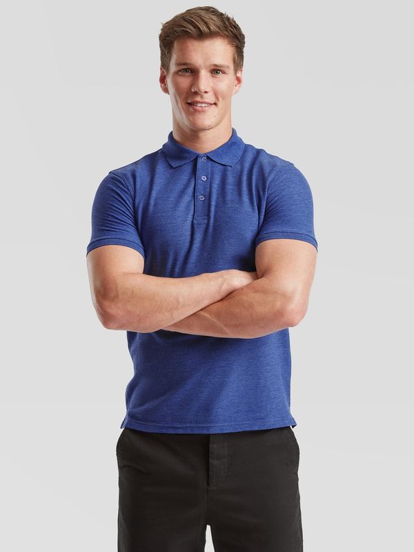 Fruit of the Loom Niebieska koszulka męska Iconic Polo Friut of the Loom